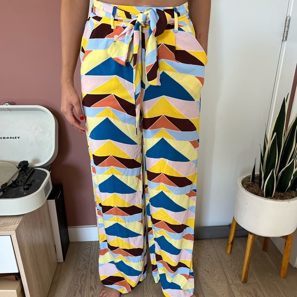 Pants - Long Woven Multicolor Pants